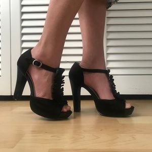 Steve Madden Black High Heels
